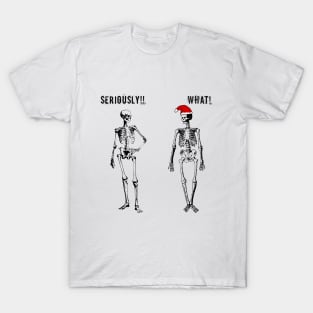 Funny Skeletons halloween T-Shirt T-Shirt